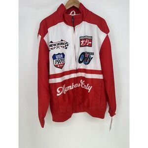 MEMBERS ONLY NEW YORK RED SPORT JACKET SIZE‎ L. NEW